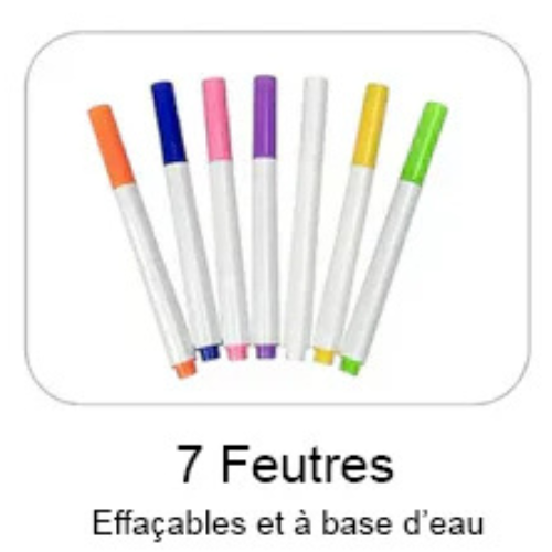 7 Feutres colorés